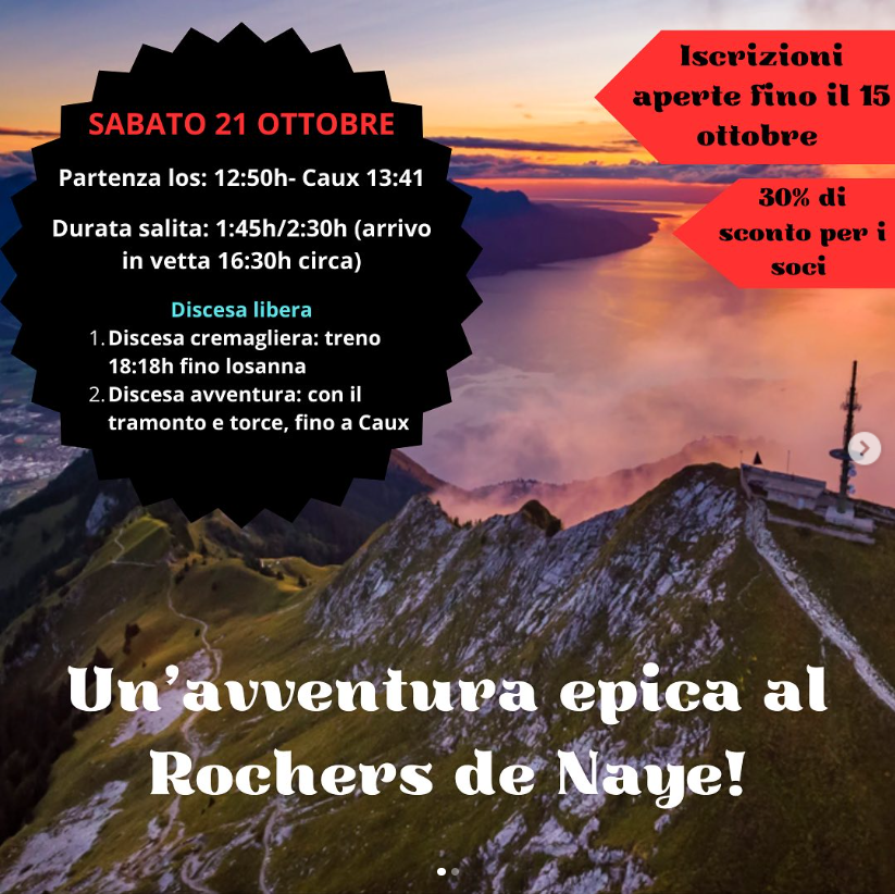 Escursione Rochers de Naye